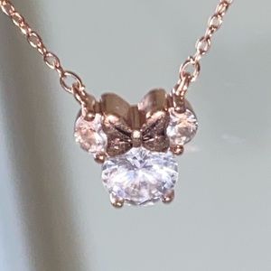 Women’s Minnie Mouse pendant on rose gold DISNEY se